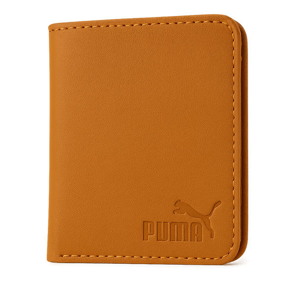 puma light brown synthetic leather mens wallet