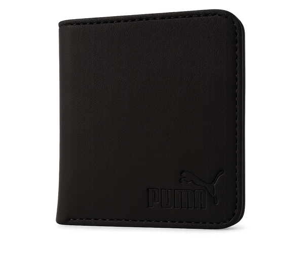 puma black synthetic leather mens wallet