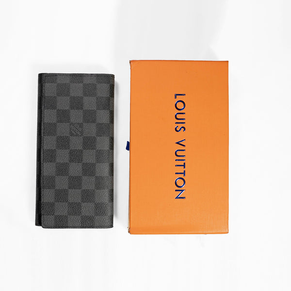 Louis Vuitton Brazza Long Wallet - Damier Graphite