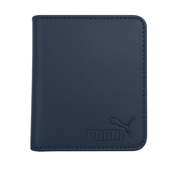 puma blue sythetic leather mens wallet