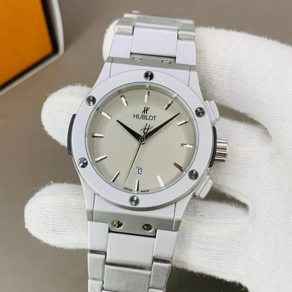 BRANDED HB PREMIUM WATCH FOR MEN - BEIGE